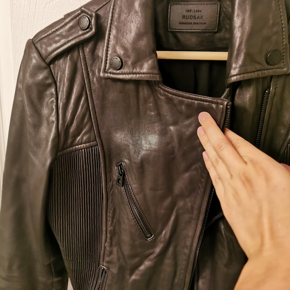 Beautiful Rudsak Leather Jacket - Picture 6 of 8